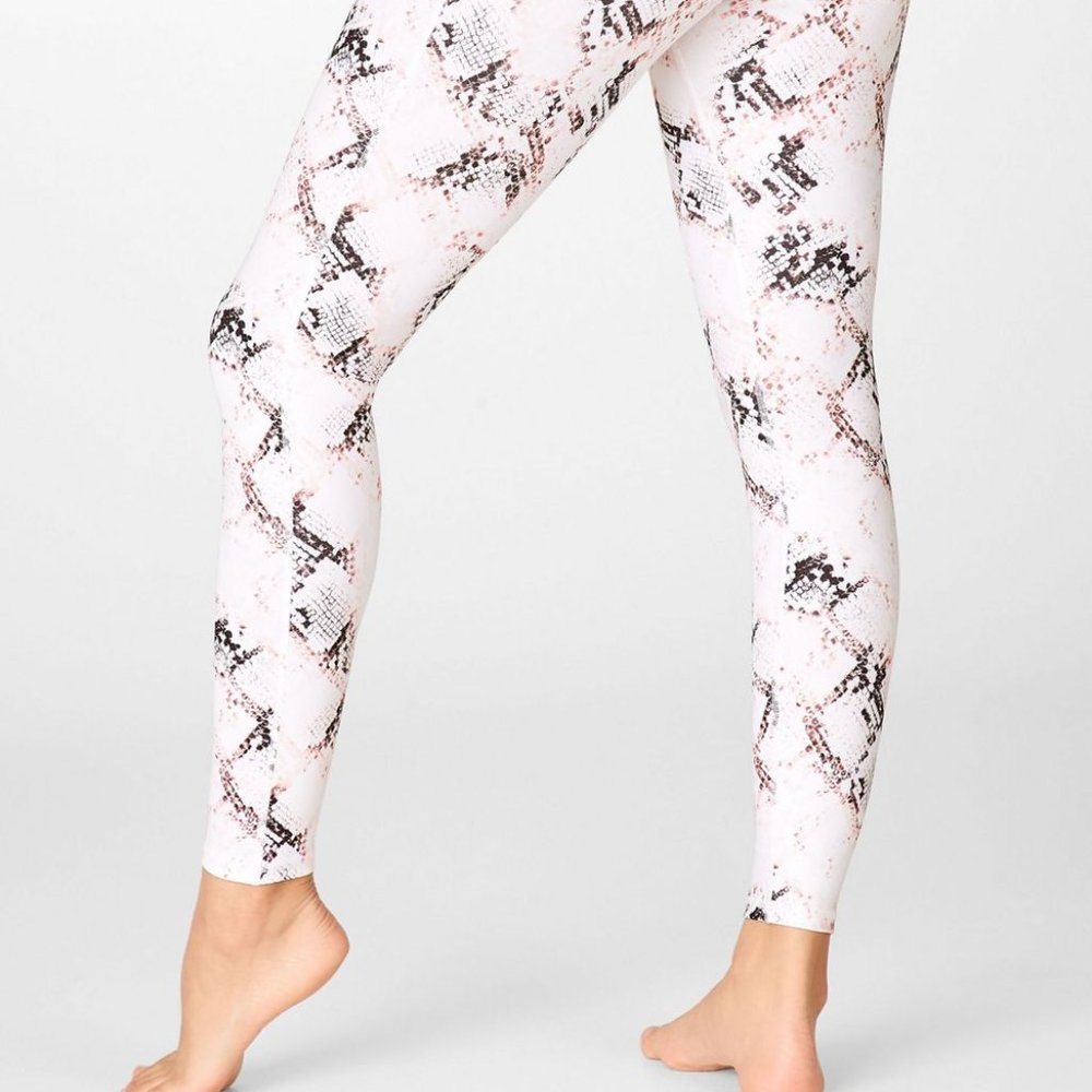Fabletics Kate Hudson Snake Print Legging M Tv Guc - image 5